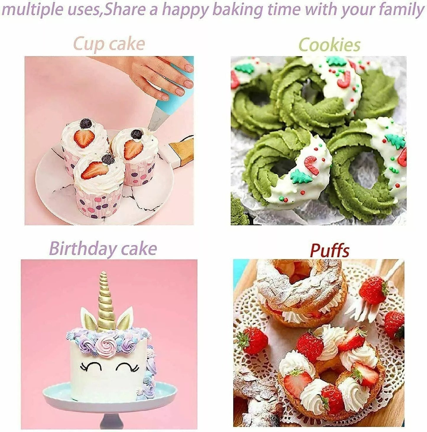 Flower Frosting Tips Nozzles for Cake Decorating