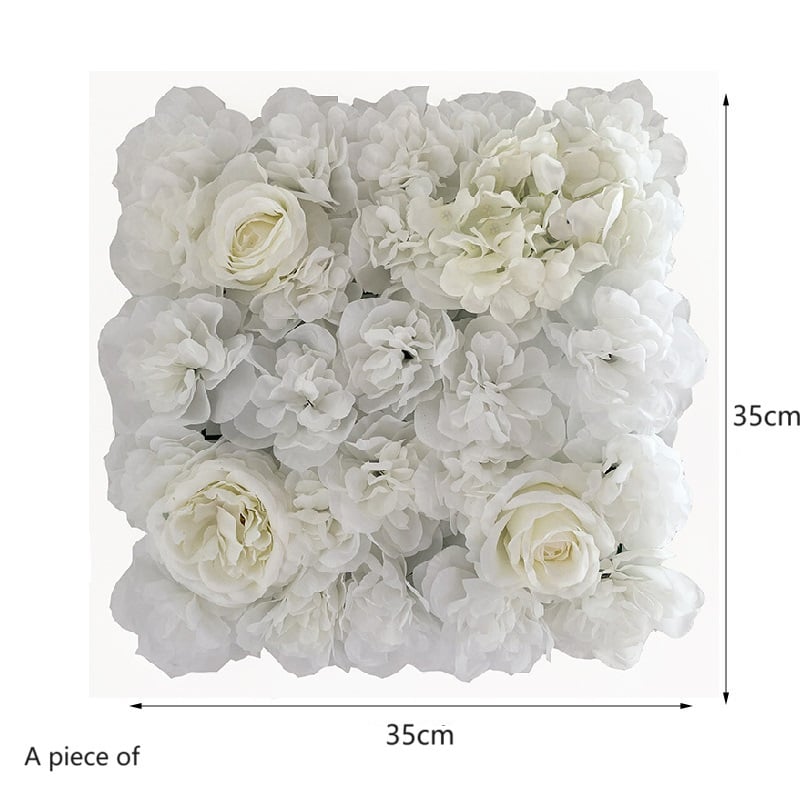 Handmade Roll-Up Fabric Flower Wall