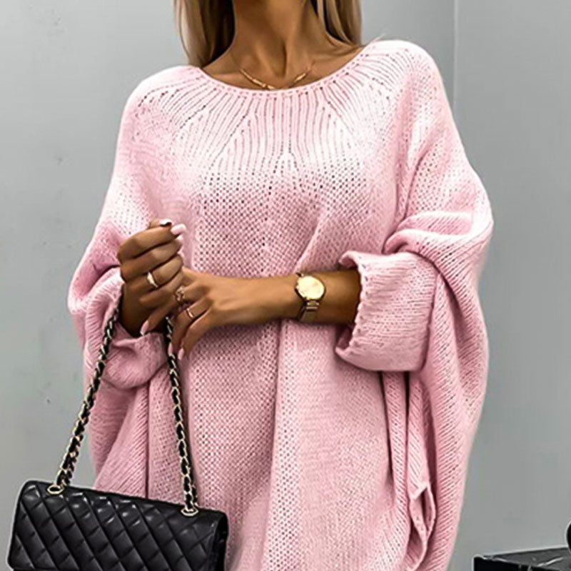 Women’s Elegant Knitted Cape Sweater