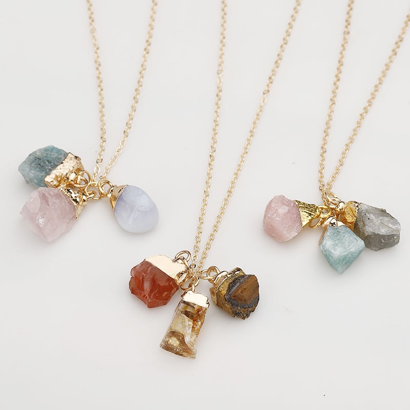 💥12 Zodiac Birthstone Necklace