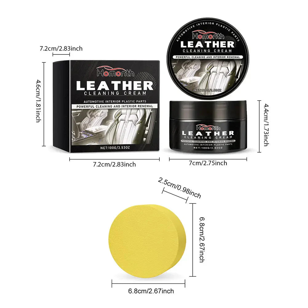 Premium Leather Care Cream – Instant Refresh & Protection