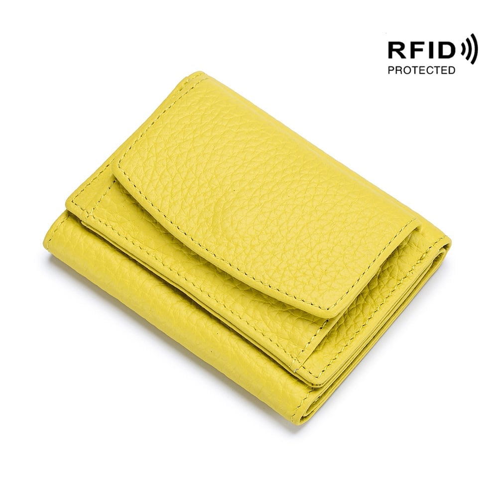 Genuine Leather Wallet Rfid Protected