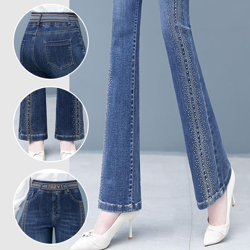 Stretch High Waist Bootcut Jeans