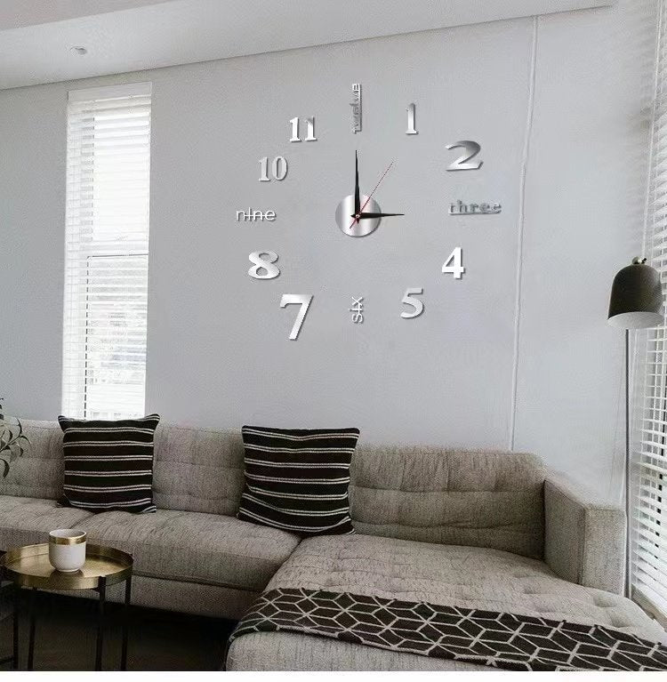 MODERN DIY PUNCH-FREE WALL CLOCK