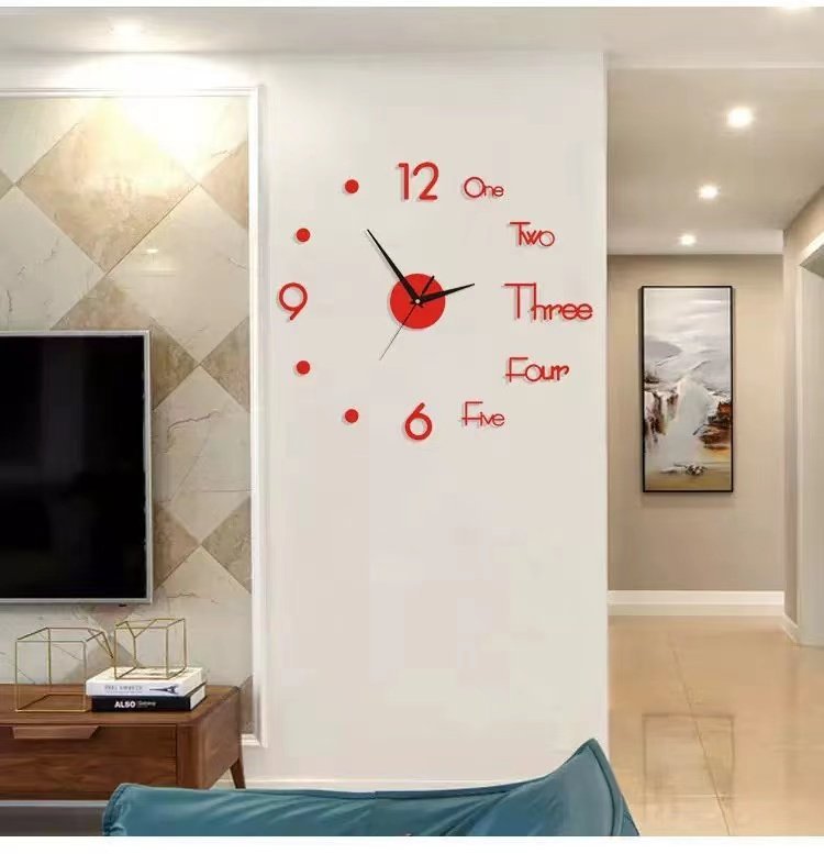 MODERN DIY PUNCH-FREE WALL CLOCK