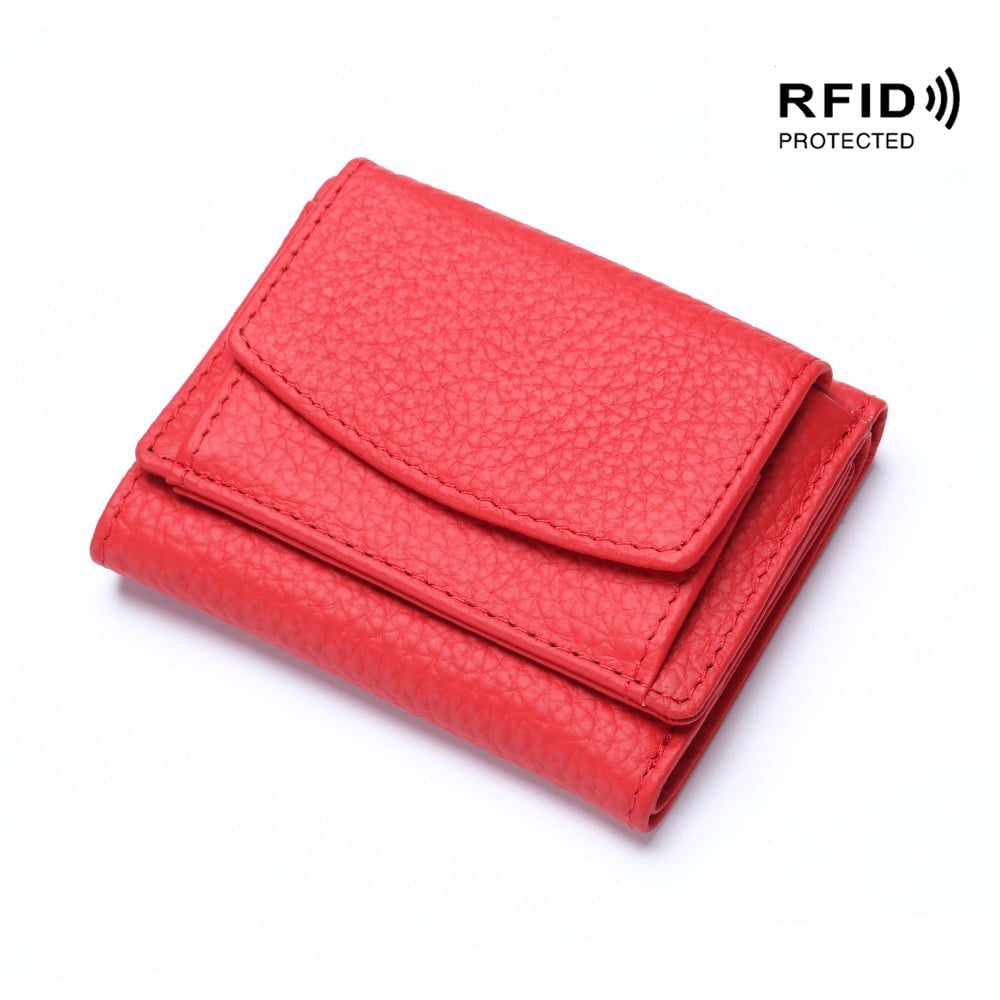Genuine Leather Wallet Rfid Protected