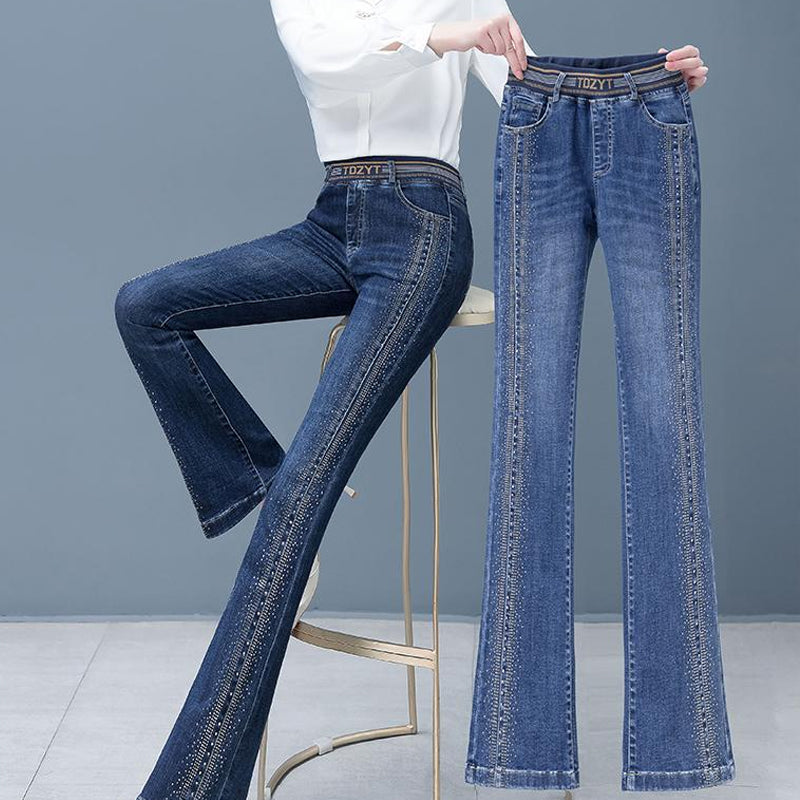 Stretch High Waist Bootcut Jeans