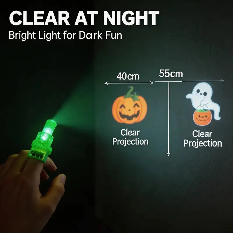 🎃 ✨Halloween Finger Projection Lights