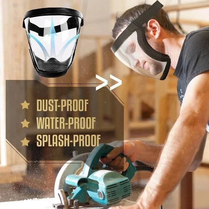 Full face shield - Safety and comfort