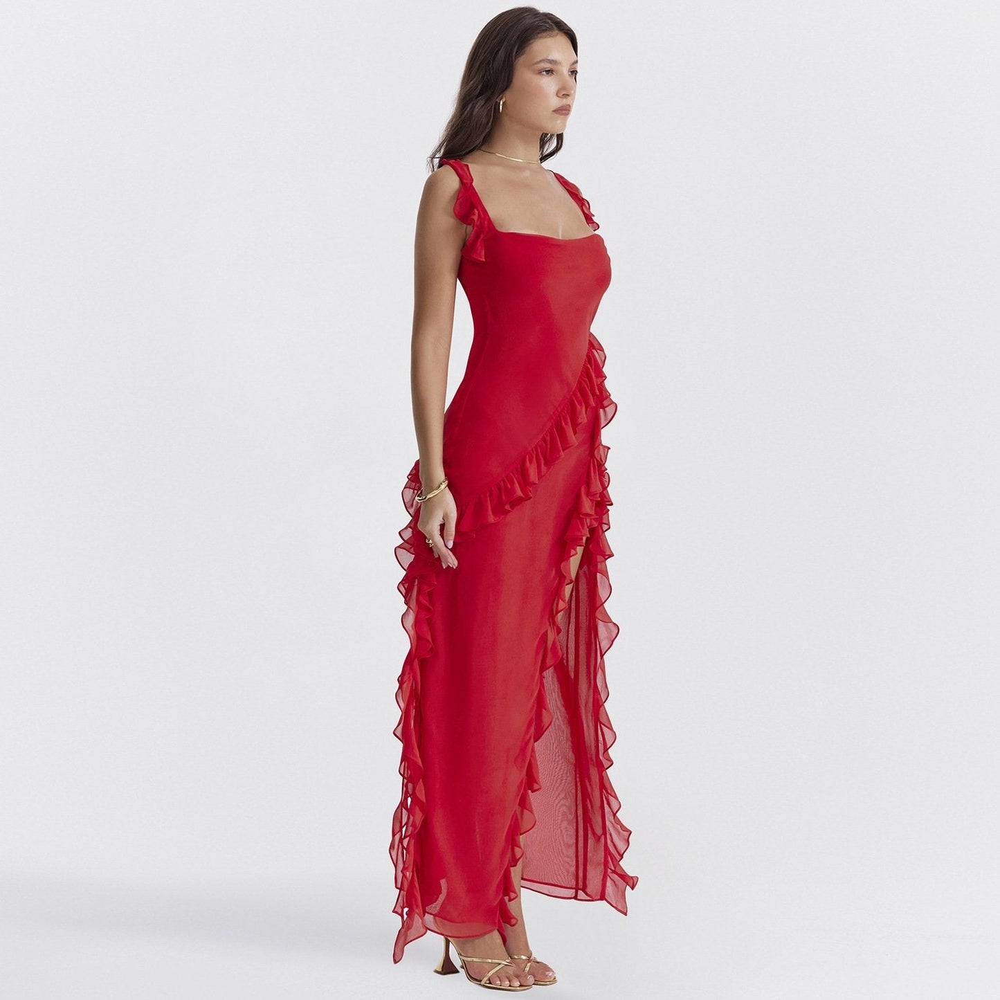 Flirty and Feminine💃Ruffle Dress - BUY 2 FREE SHIPPING