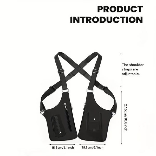 Premium Leather Adjustable Underarm Shoulder Bag For Men & Women