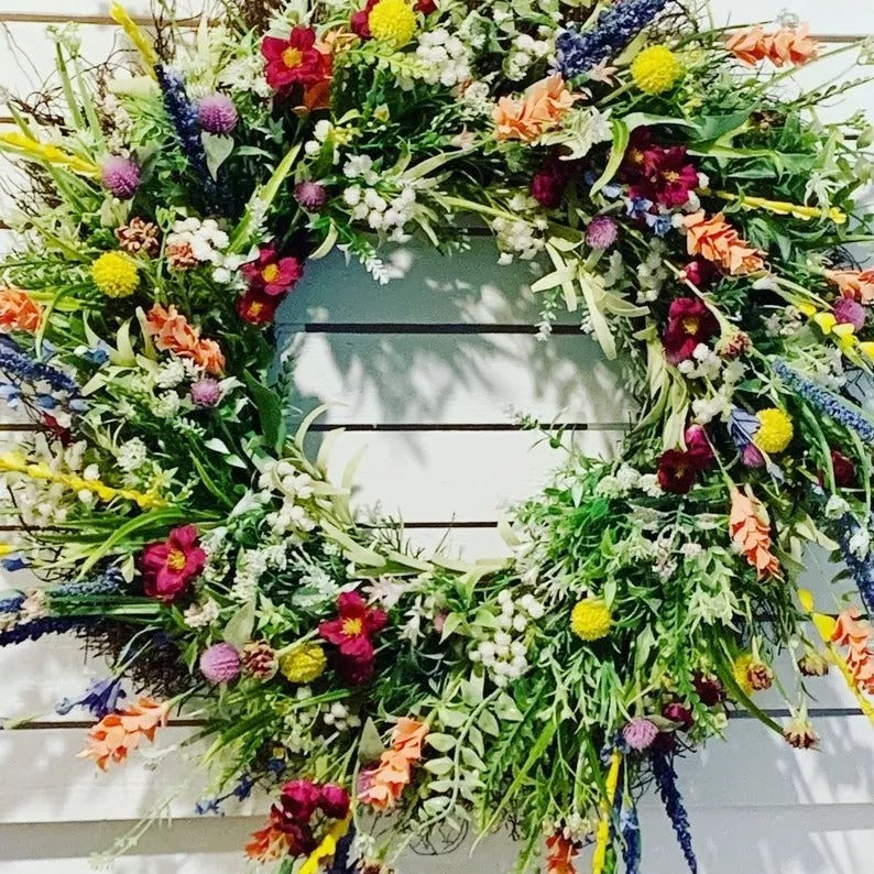 Texas Wildflower wreath