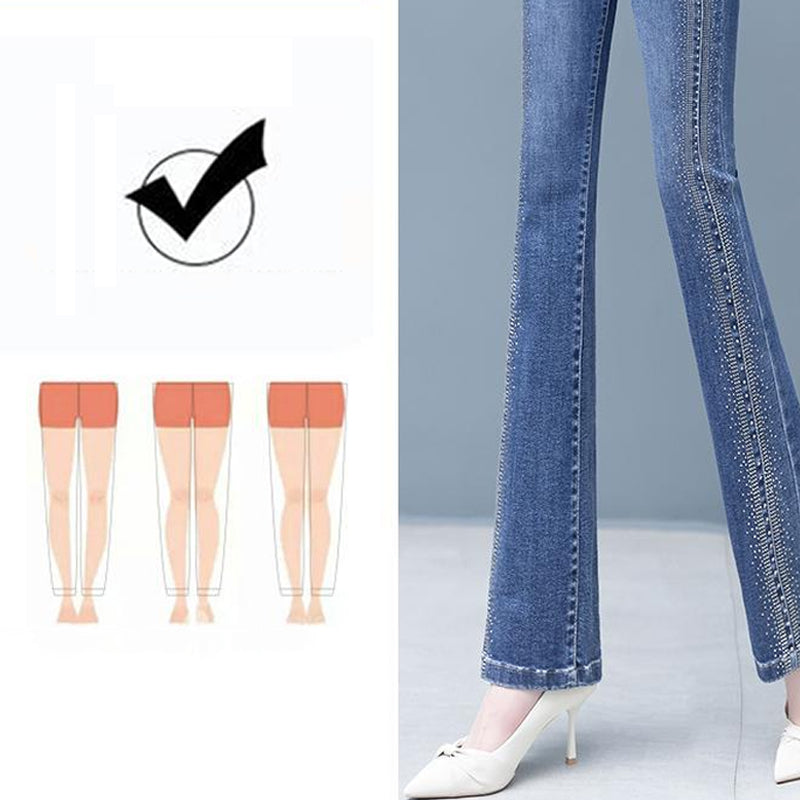 Stretch High Waist Bootcut Jeans