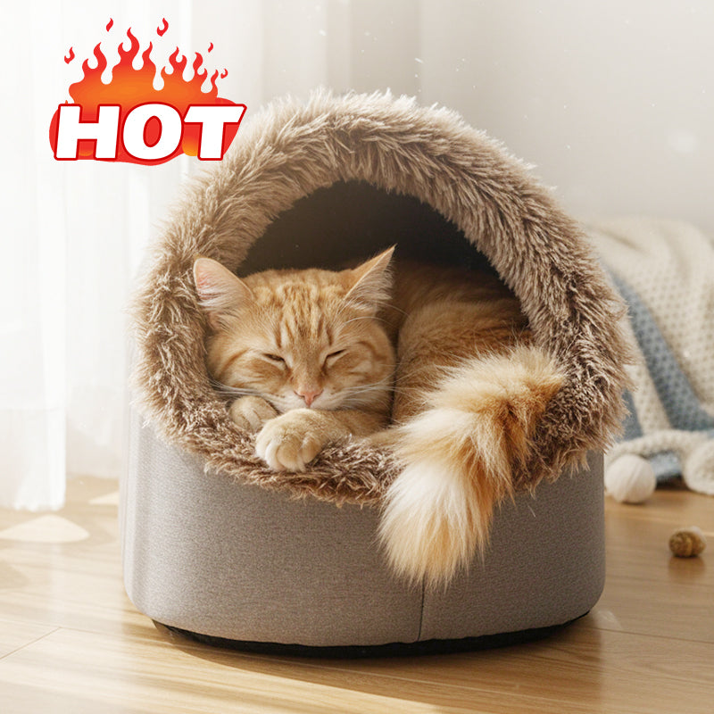 🐾Winter Warm Pet Cave Bed