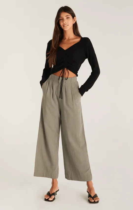 Women's Elastic High Waist Casual Wide Leg Pants(Buy 2 Free Shipping)
