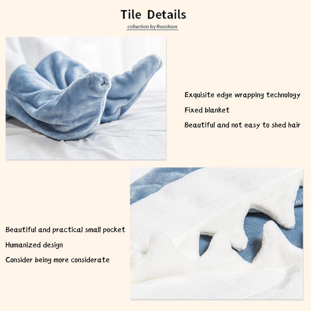 🎇Best Gift of 2024 50% OFF 🐬 Shark Blanket Flannel Loungewear