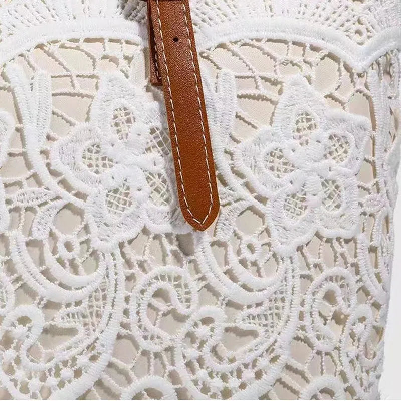 Vintage Lace Shoulder Bag – Elegant Crossbody Purse for Every Occasion 🤍