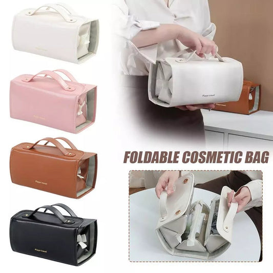 Leather Waterproof Cosmetic Bag