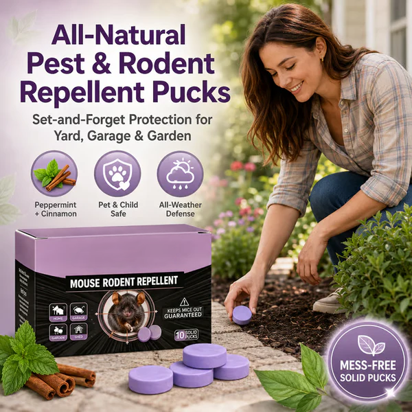 🐀Natural Scented Rodent Repellent Tablets