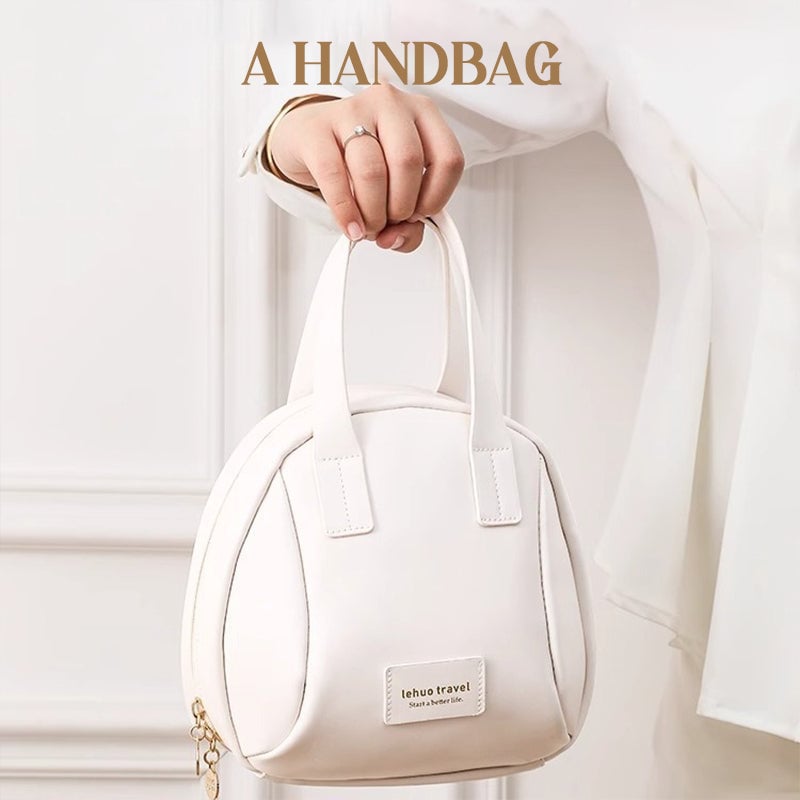 Multi-Layered Shell-Shaped Cosmetic Bag