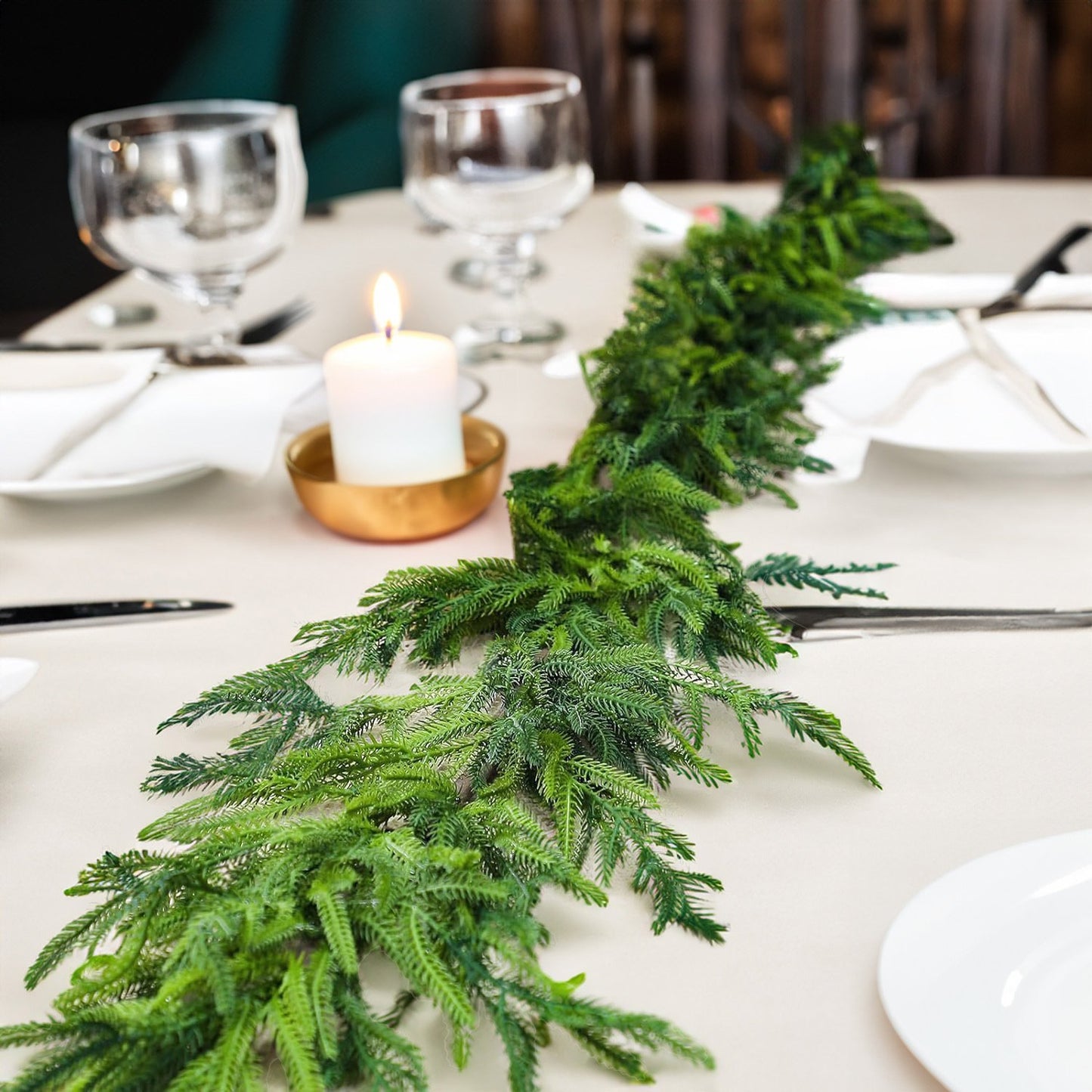 🎄Natural Christmas Greenery🎄Norfolk Pine Branch