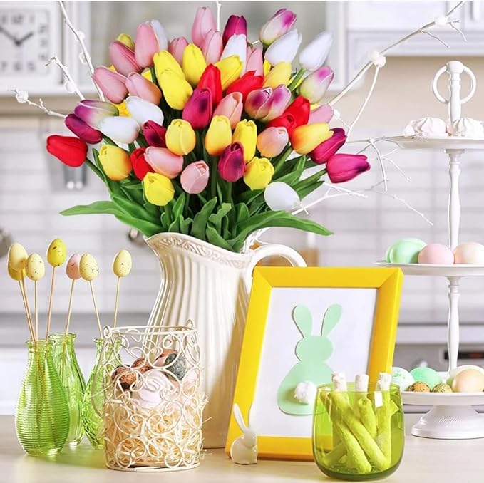 ✨This Week's Special Price $24.99💥-UV Resistant Lifelike Artificial Tulips Flowers💐