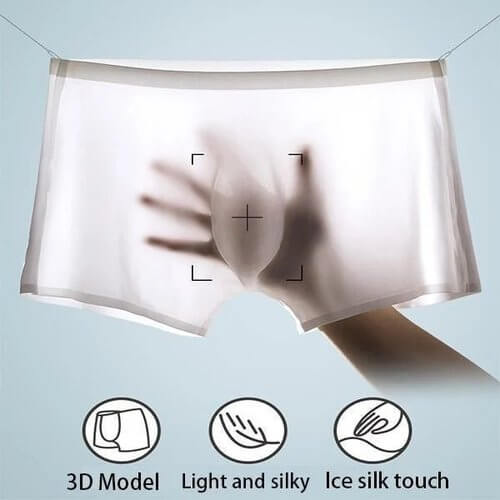 ✨SUPER SALE - 49% OFF✨Men's Ice Silk Underwear🔥Best Gifts for Men