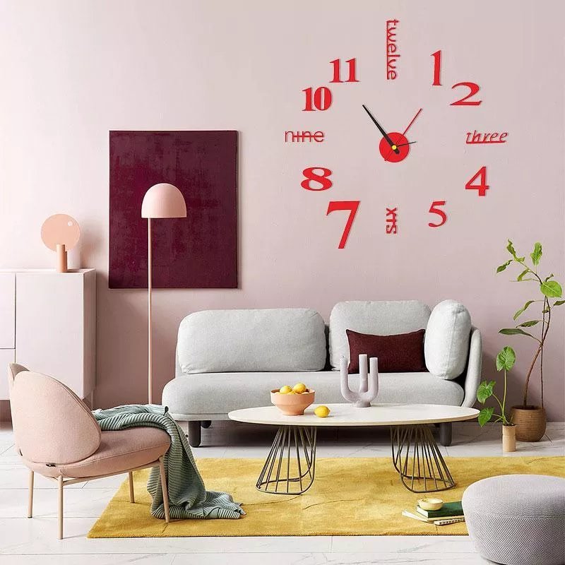 MODERN DIY PUNCH-FREE WALL CLOCK