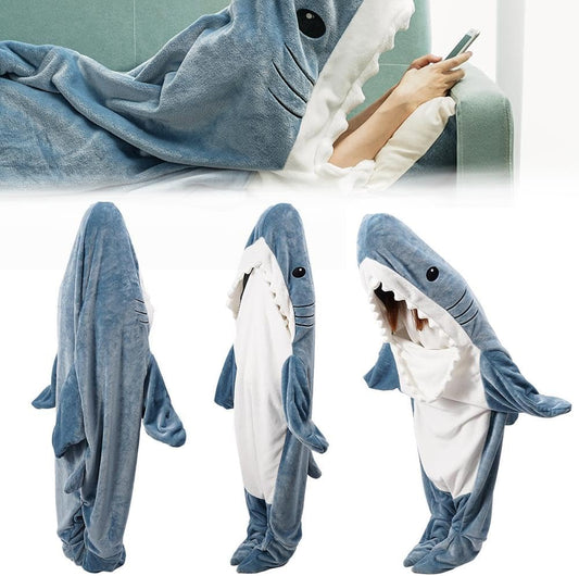 🎇Best Gift of 2024 50% OFF 🐬 Shark Blanket Flannel Loungewear