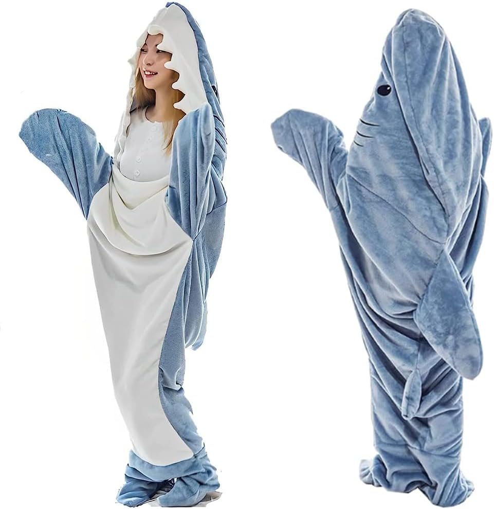 🎇Best Gift of 2024 50% OFF 🐬 Shark Blanket Flannel Loungewear