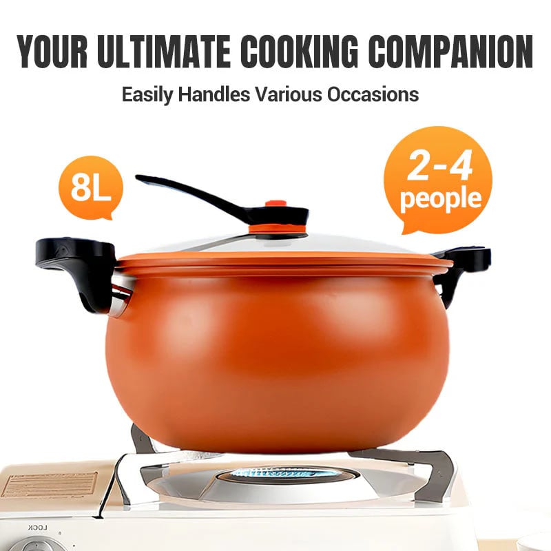 🏆Multifunctional Large Capacity Non-Stick Pressure Cooker
