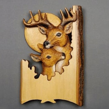 Animal Carving Handcraft Wall Decoration