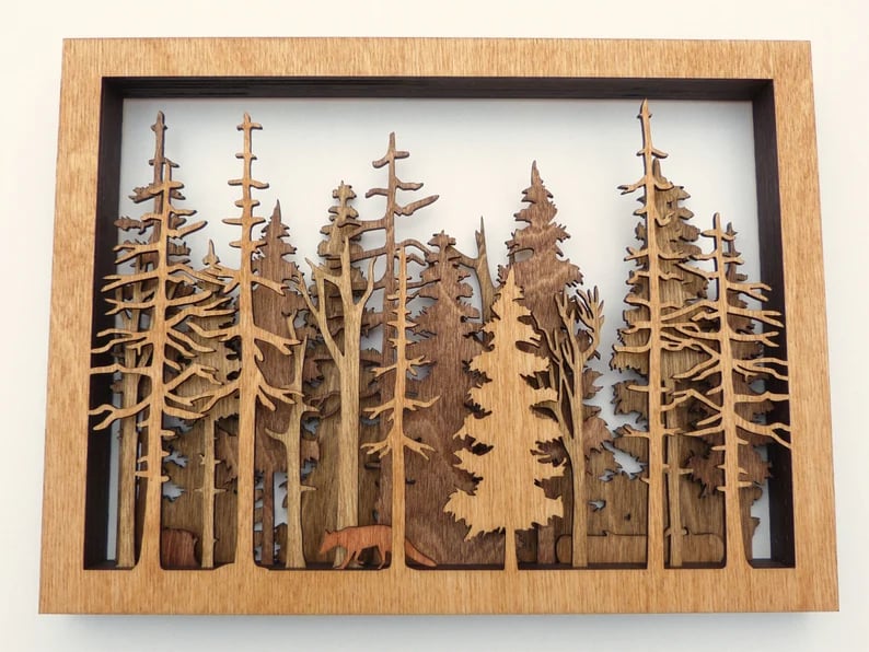 Forest Wildlife -  Handcrafted Art