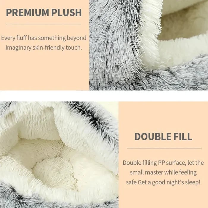 🐶🐱49% OFF - Plush Bed For Dogs & Cats