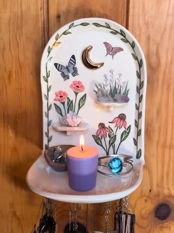 Sacred Floral Jewelry Altar