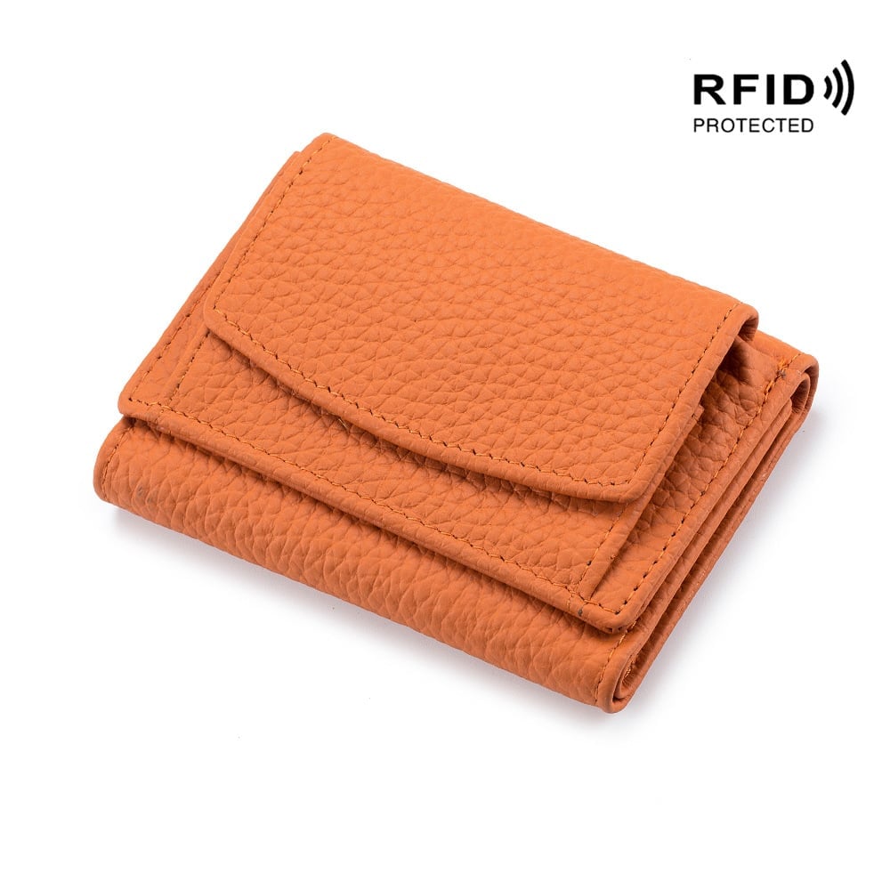 Genuine Leather Wallet Rfid Protected