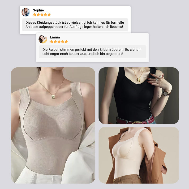 1+1 Free | Tanktop Thermal Top-Comfortable And Seamless With Integrated Bra