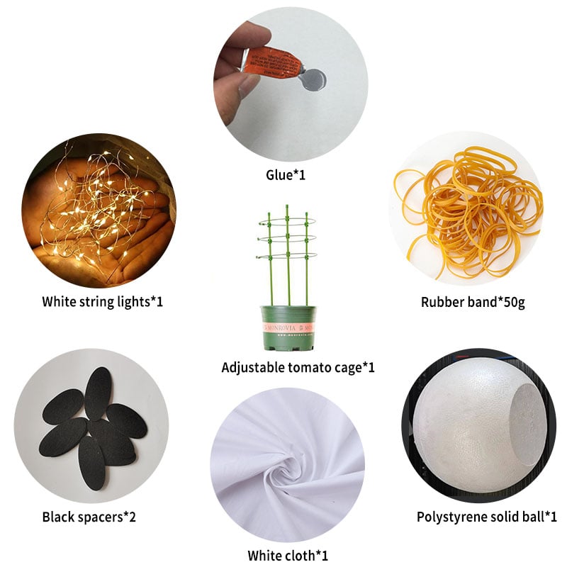 👻DIY Lit Ghosts Material Kit