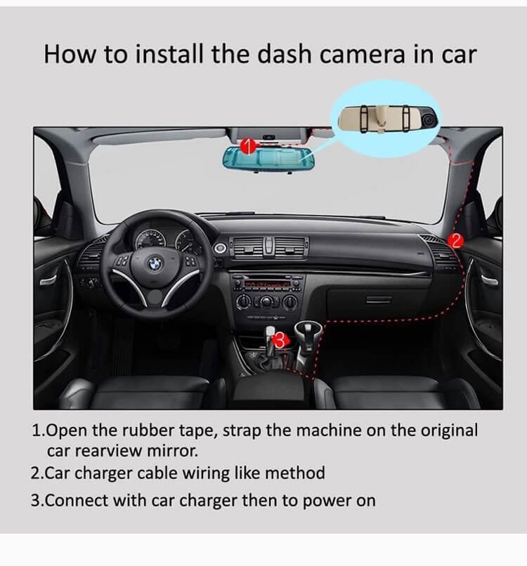 1080P Full HD Video Car Driving Recorder