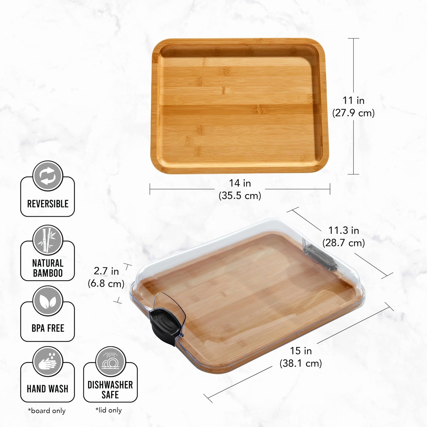 Bamboo Charcuterie Platter