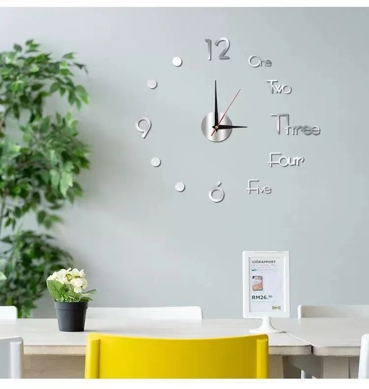 MODERN DIY PUNCH-FREE WALL CLOCK