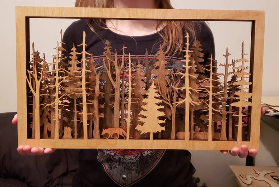 Forest Wildlife -  Handcrafted Art