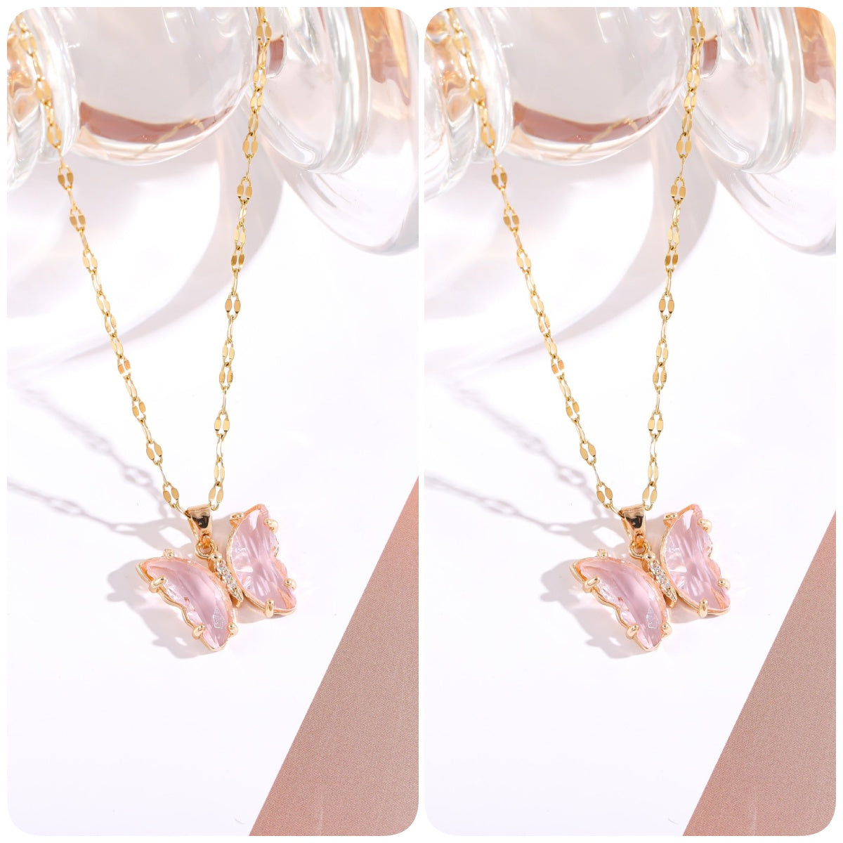 BUY 1 GET 1 FREE-Crystal Butterfly Necklace