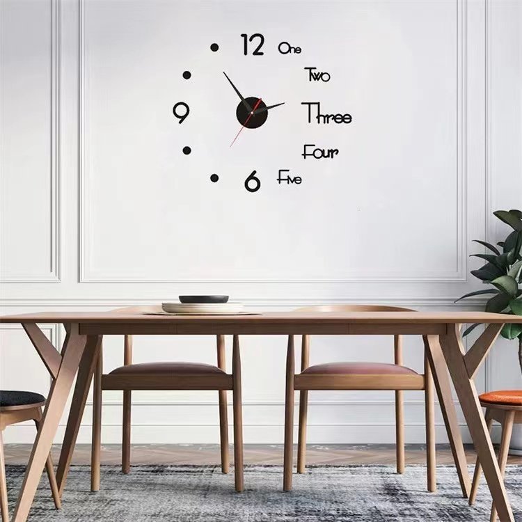 MODERN DIY PUNCH-FREE WALL CLOCK