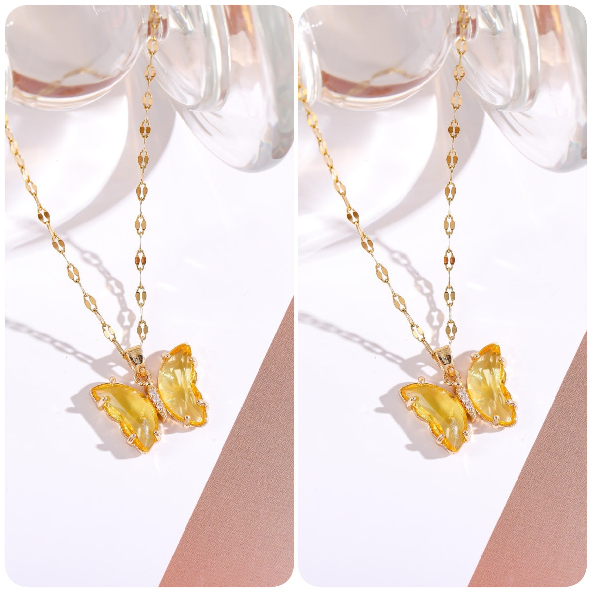 BUY 1 GET 1 FREE-Crystal Butterfly Necklace