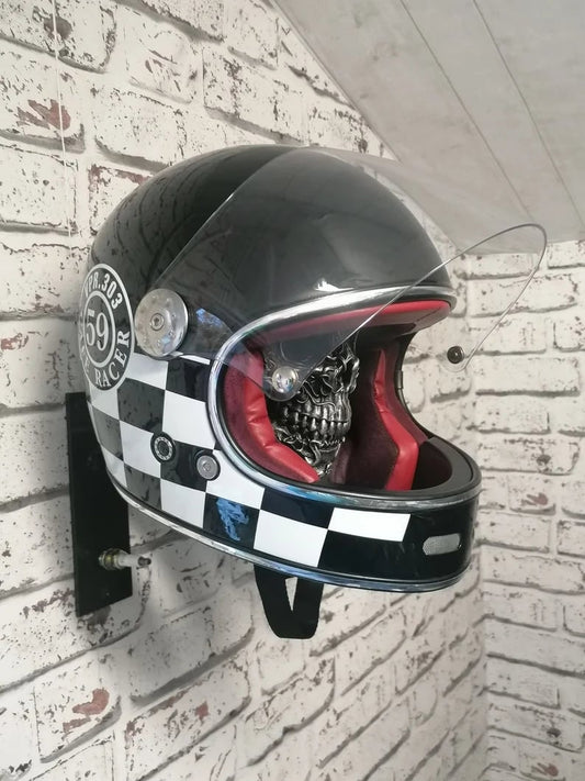 Motorcycle Helmet And Jacket Skull Holder