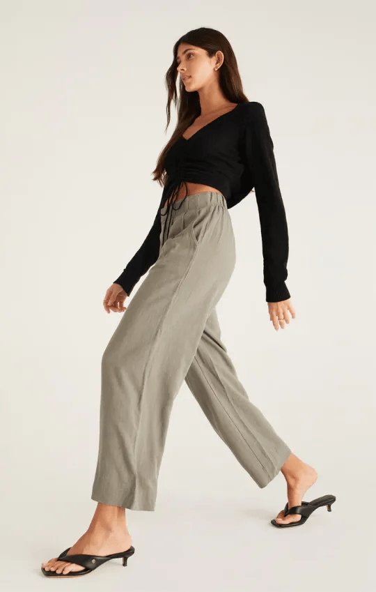 Women's Elastic High Waist Casual Wide Leg Pants(Buy 2 Free Shipping)