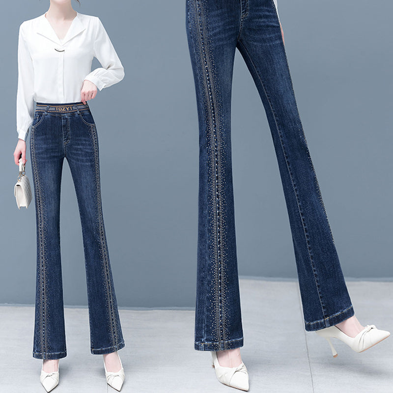 Stretch High Waist Bootcut Jeans