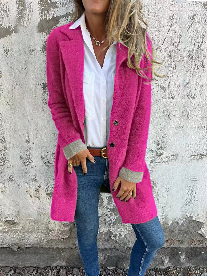 Women's Classic Mid-Length Elegant Coat