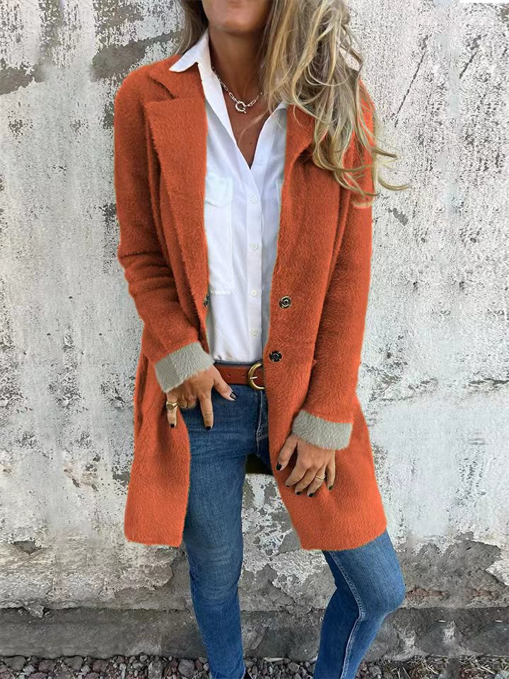 Women's Classic Mid-Length Elegant Coat